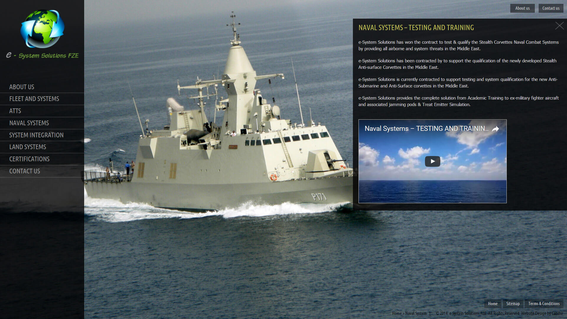 e-system naval systems design