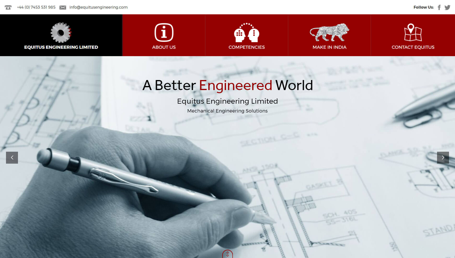 equitus engineering homepage